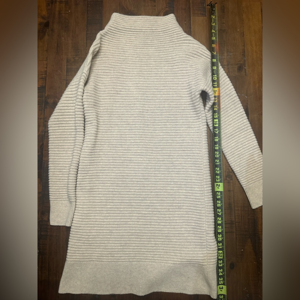 Madewell Soft Knit dress %100 Merino wool #A32